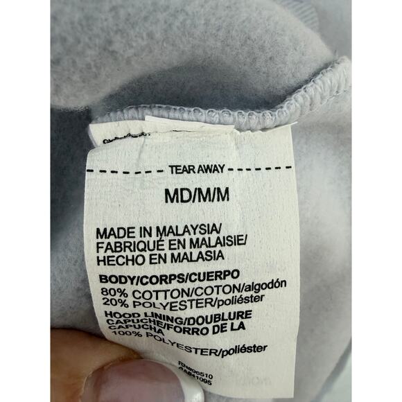 Under Armour Colorblock Hoodie Medium | Blue Gray Camo Athletic Pullover - Picture 6 of 7